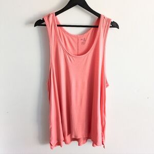 GAP Coral Pink Orange Flowy Tank Top Size XXL